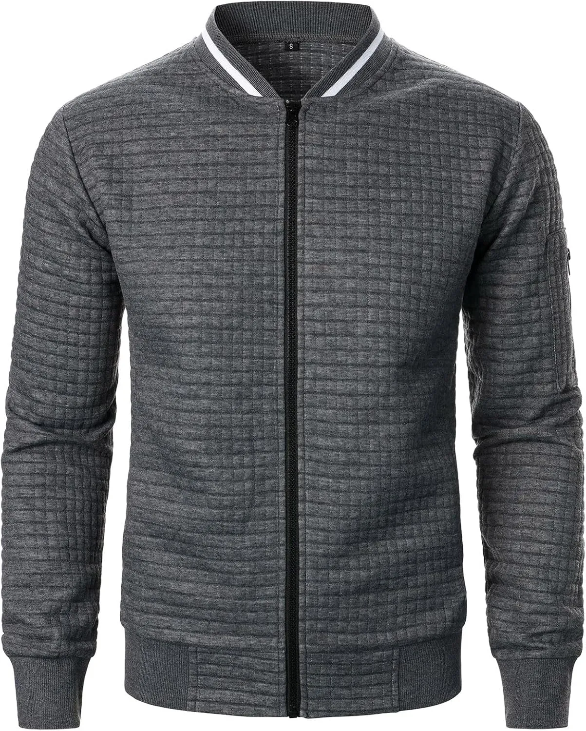 Men's Bomber Jacket Lightweight Casual Stylish Light Flight Jacket Breathable Windbreaker Varsity Jackets