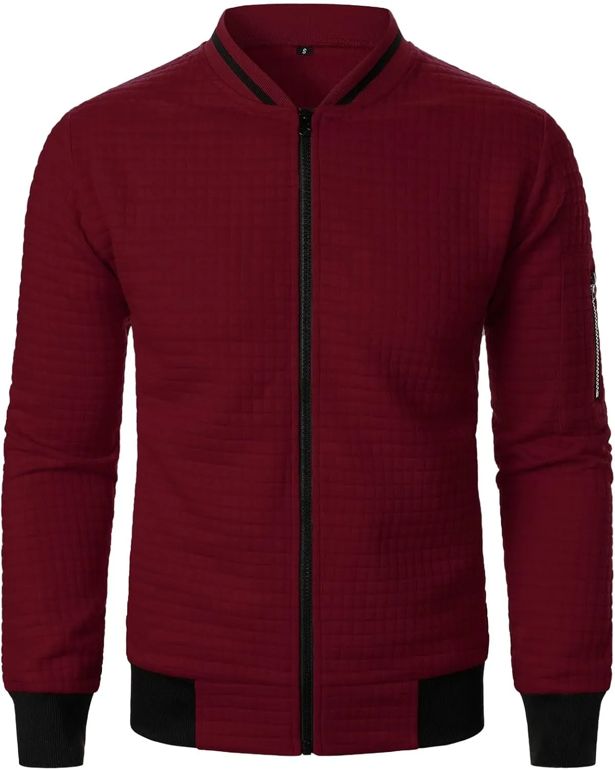 Men's Bomber Jacket Lightweight Casual Stylish Light Flight Jacket Breathable Windbreaker Varsity Jackets