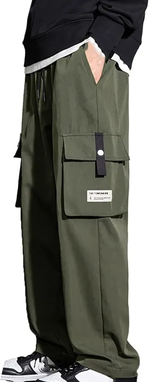 Mens Cargo Pants Workwear Pants for Men Flannel Lined Cargo Pants Men's High Stretch Multi-Pocket Cargo Pants Mens
