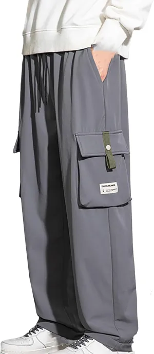 Mens Cargo Pants Workwear Pants for Men Flannel Lined Cargo Pants Men's High Stretch Multi-Pocket Cargo Pants Mens