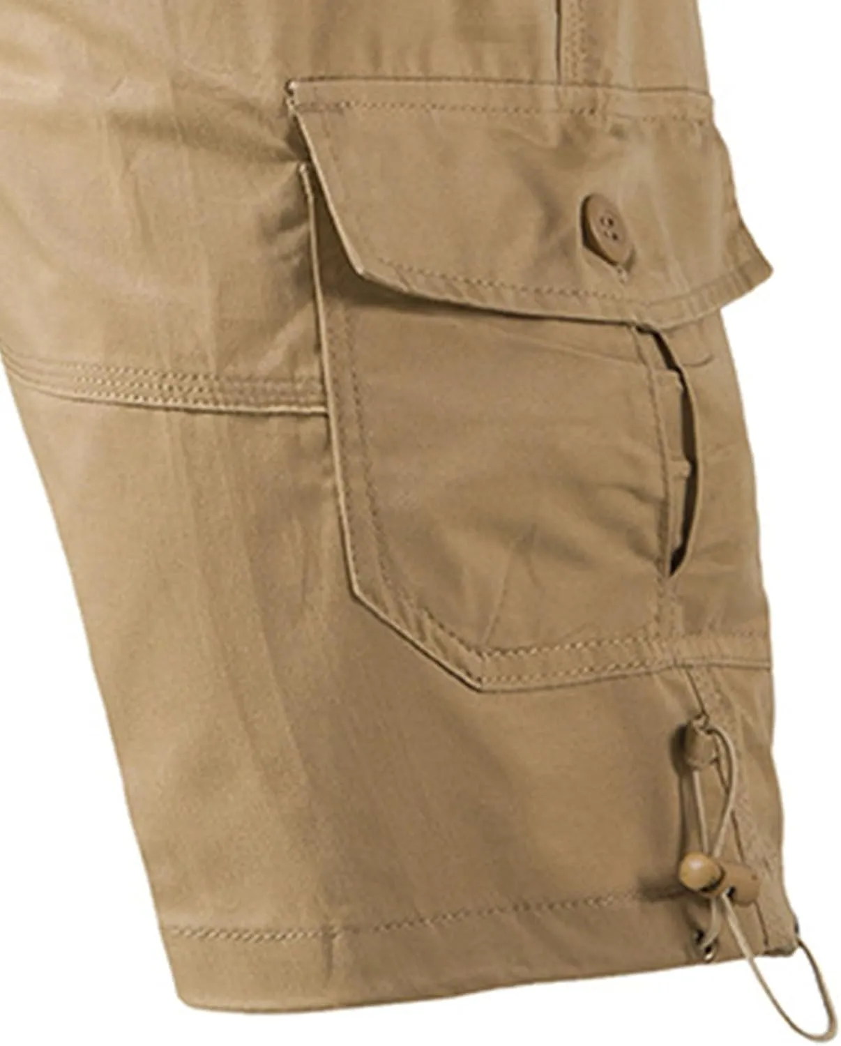 Men's Cargo Shorts Lightweight Wide Leg Multi Pockets Work Athletic Pants Relaxed Fit Outdoor Classic Hiking Short