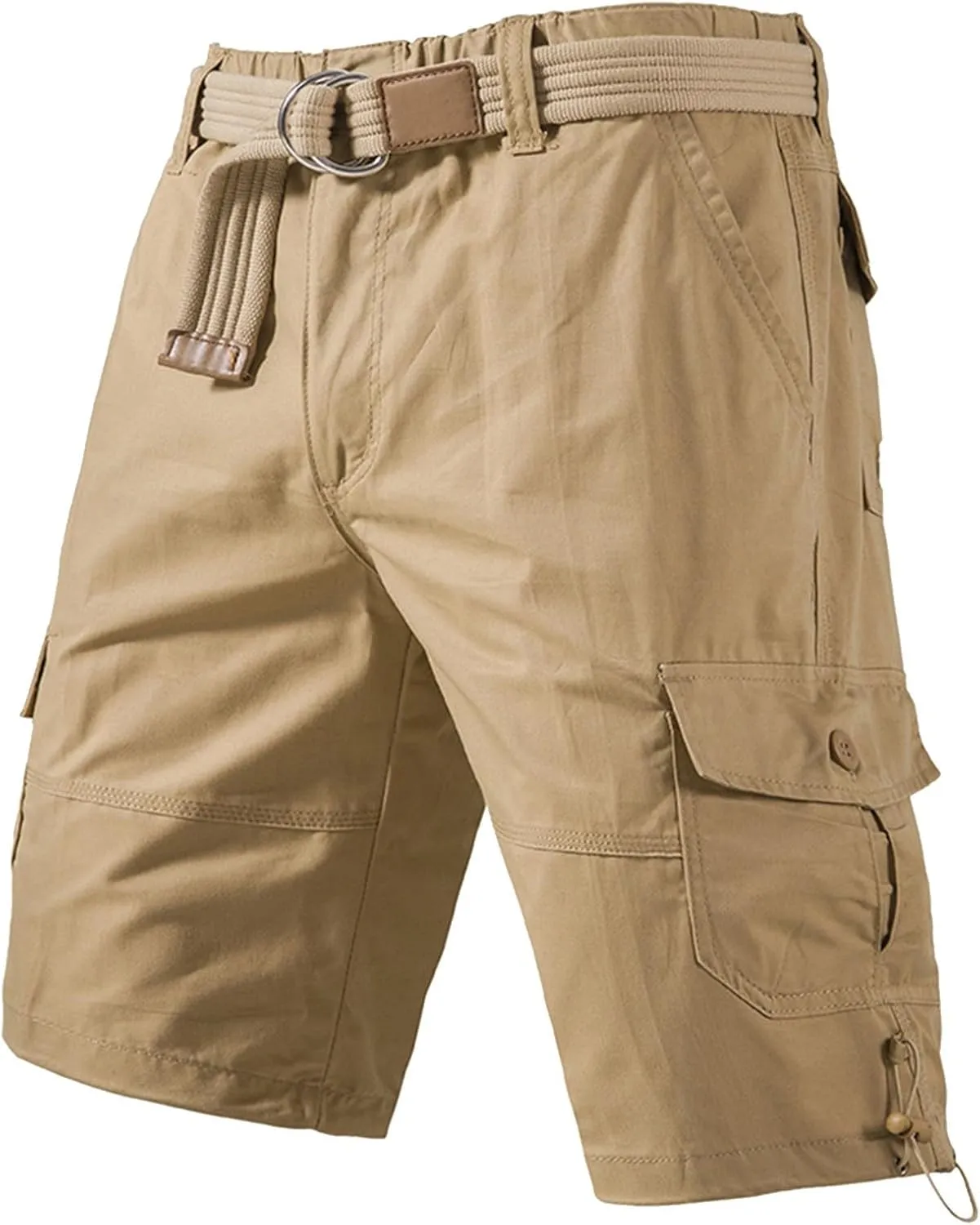 Men's Cargo Shorts Lightweight Wide Leg Multi Pockets Work Athletic Pants Relaxed Fit Outdoor Classic Hiking Short