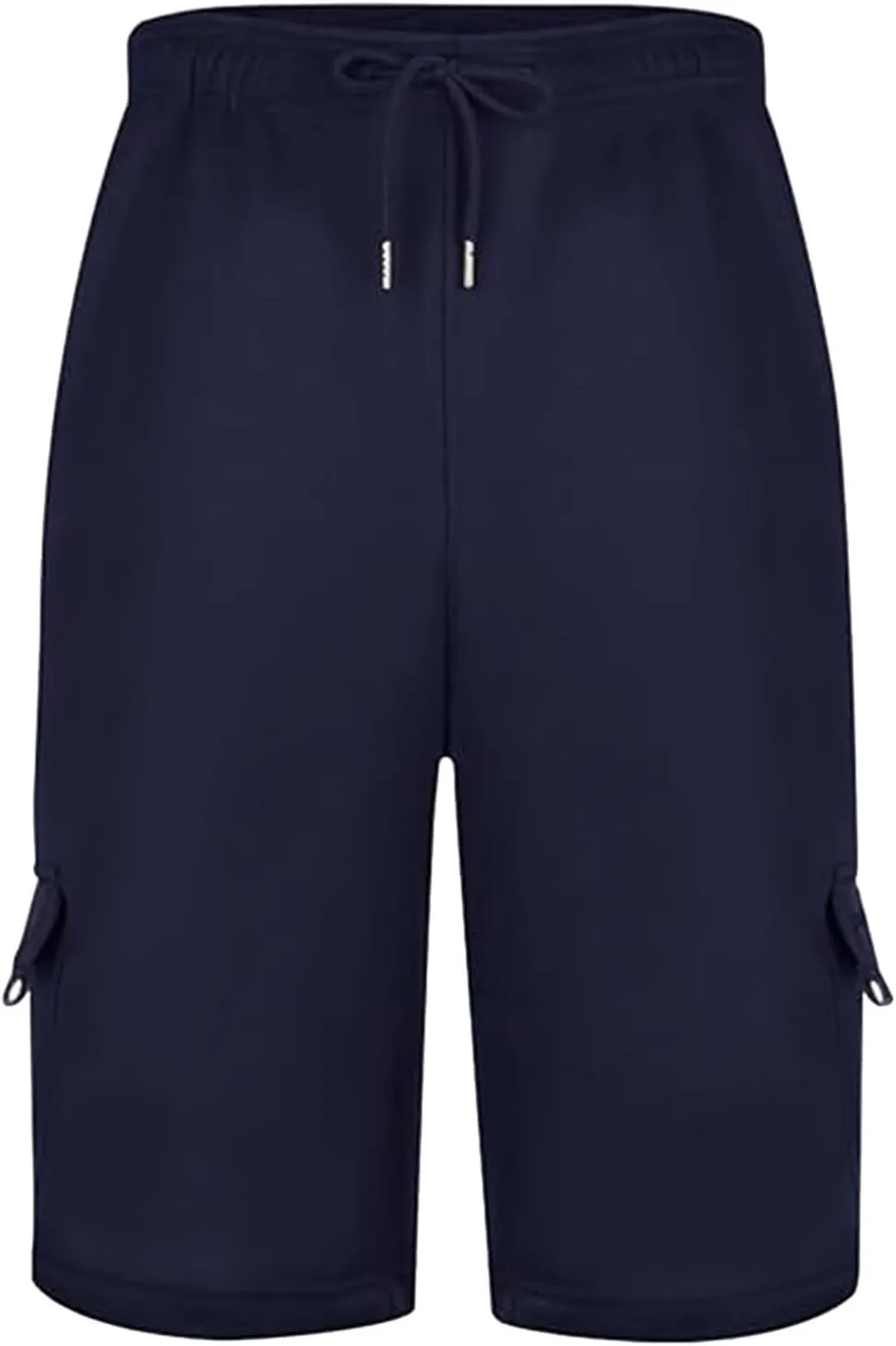 Mens Cargo Sweat Shorts Drawstring Elastic Waist Jogger Shorts Athletic Workout Gym Shorts Summer Trendy Casual Short