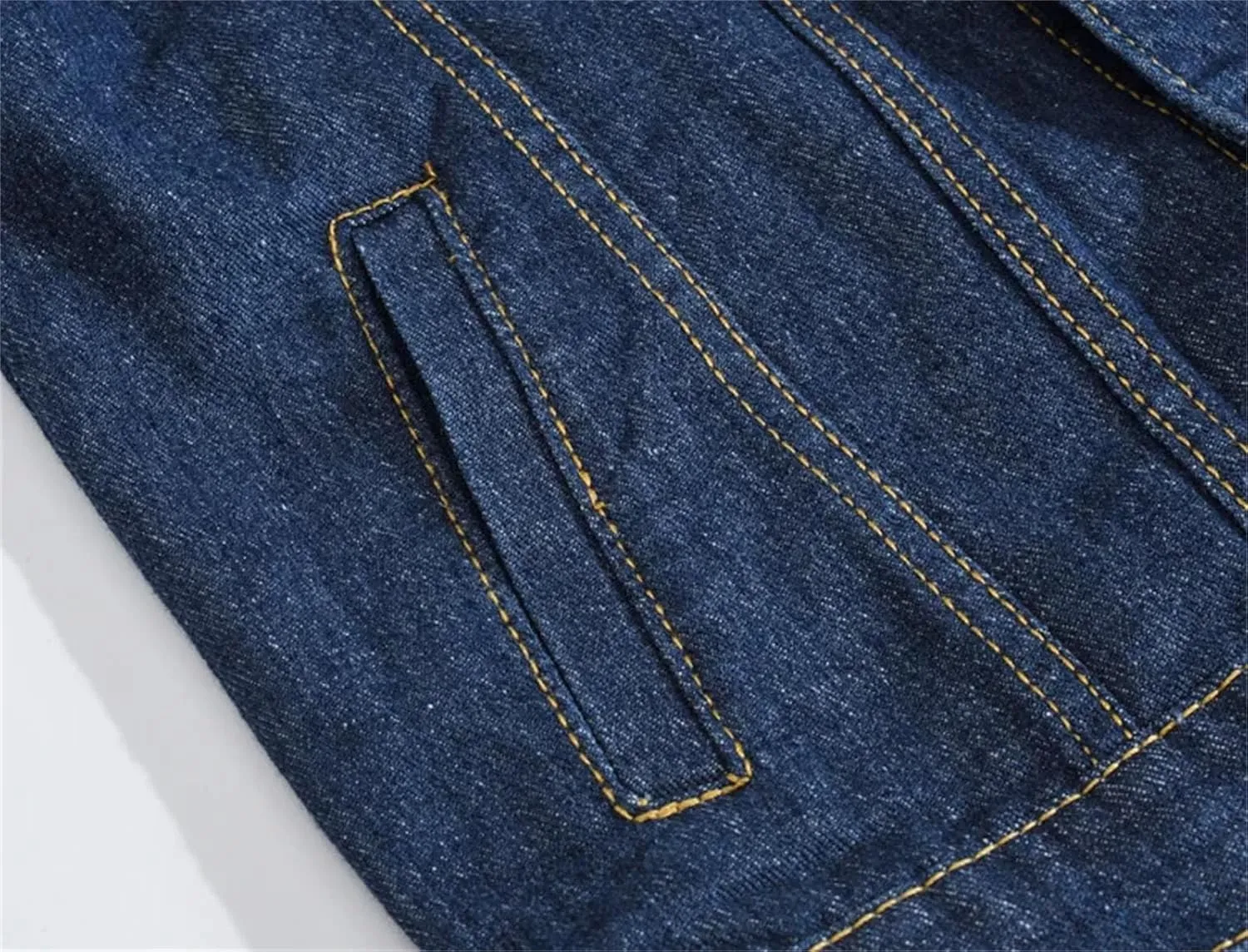 Men's Classic Slim Jean Jacket Men Plus Size Denim Jackets For Men Casual Lightweight Sport Jeans Coats