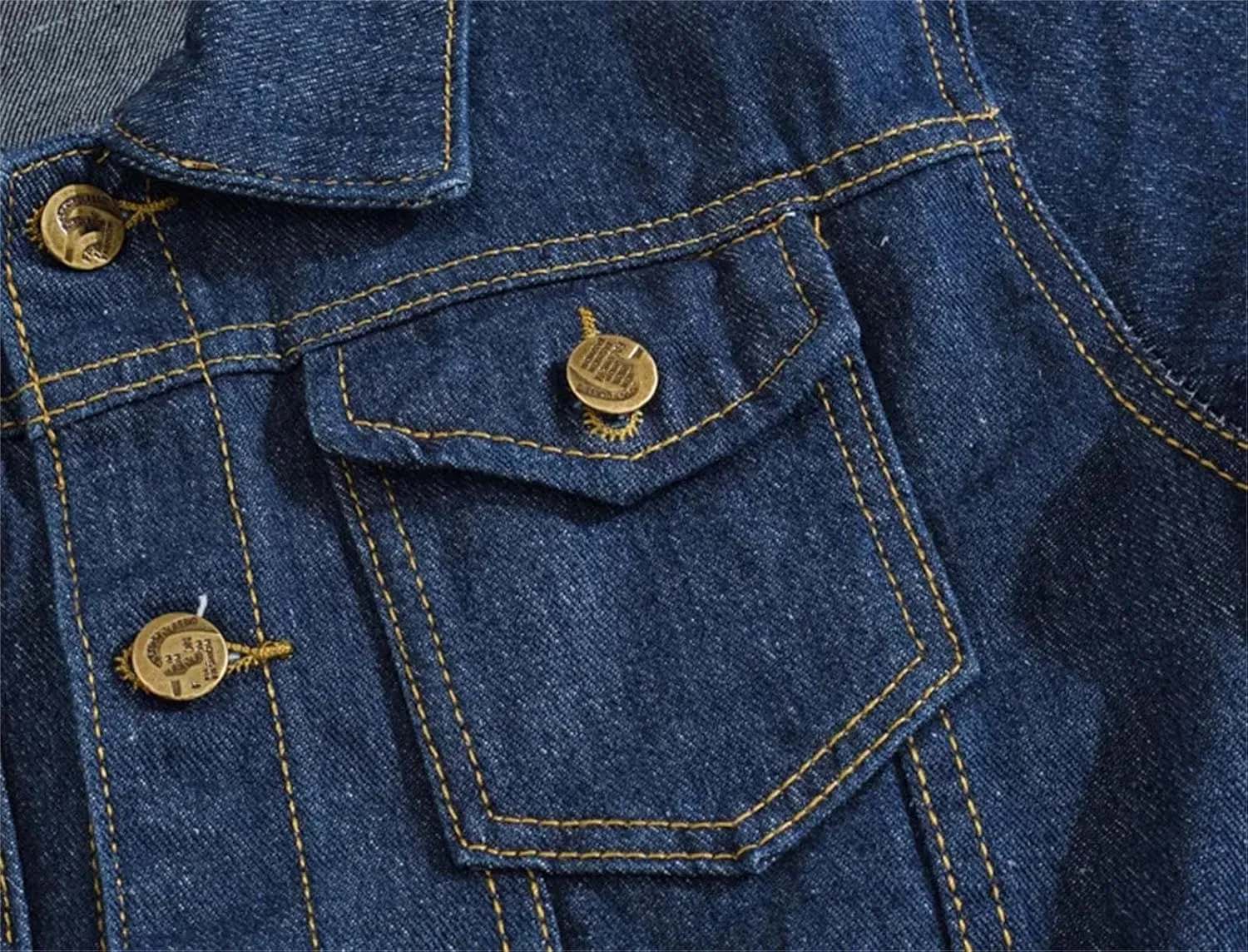 Men's Classic Slim Jean Jacket Men Plus Size Denim Jackets For Men Casual Lightweight Sport Jeans Coats