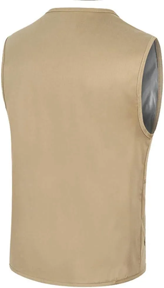 Mens Fishing Vest Summer Outdoor Work Vest Utility Travel Cargo Vest Lightweight Sleeveless Jacket with Multi Pockets