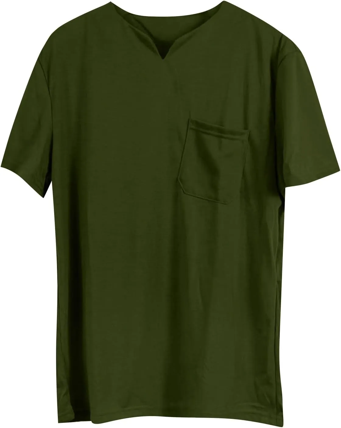 Men's Henley Shirts Lightweight Moisture Wicking Quick Dry Short Sleeve Golf Shirts for Men Casual Activewear V Neck