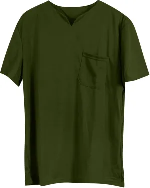 Men's Henley Shirts Lightweight Moisture Wicking Quick Dry Short Sleeve Golf Shirts for Men Casual Activewear V Neck