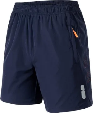 Mens Hiking Shorts Quick Dry Gym Workout Athletic Elastic Waist Hybrid Shorts Stretch Short Pants with Pockets