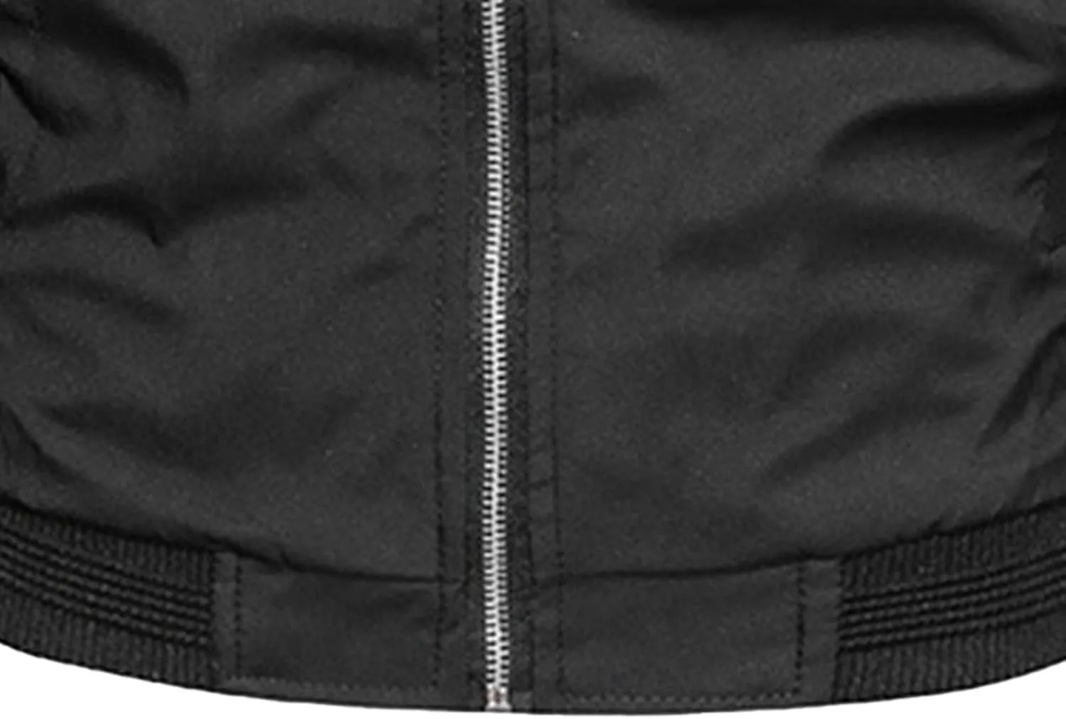 Men's Lightweight Baseball Bomber Jacket Full Zip Stand Collar Varsity Jackets Windproof Outdoor Windbreaker