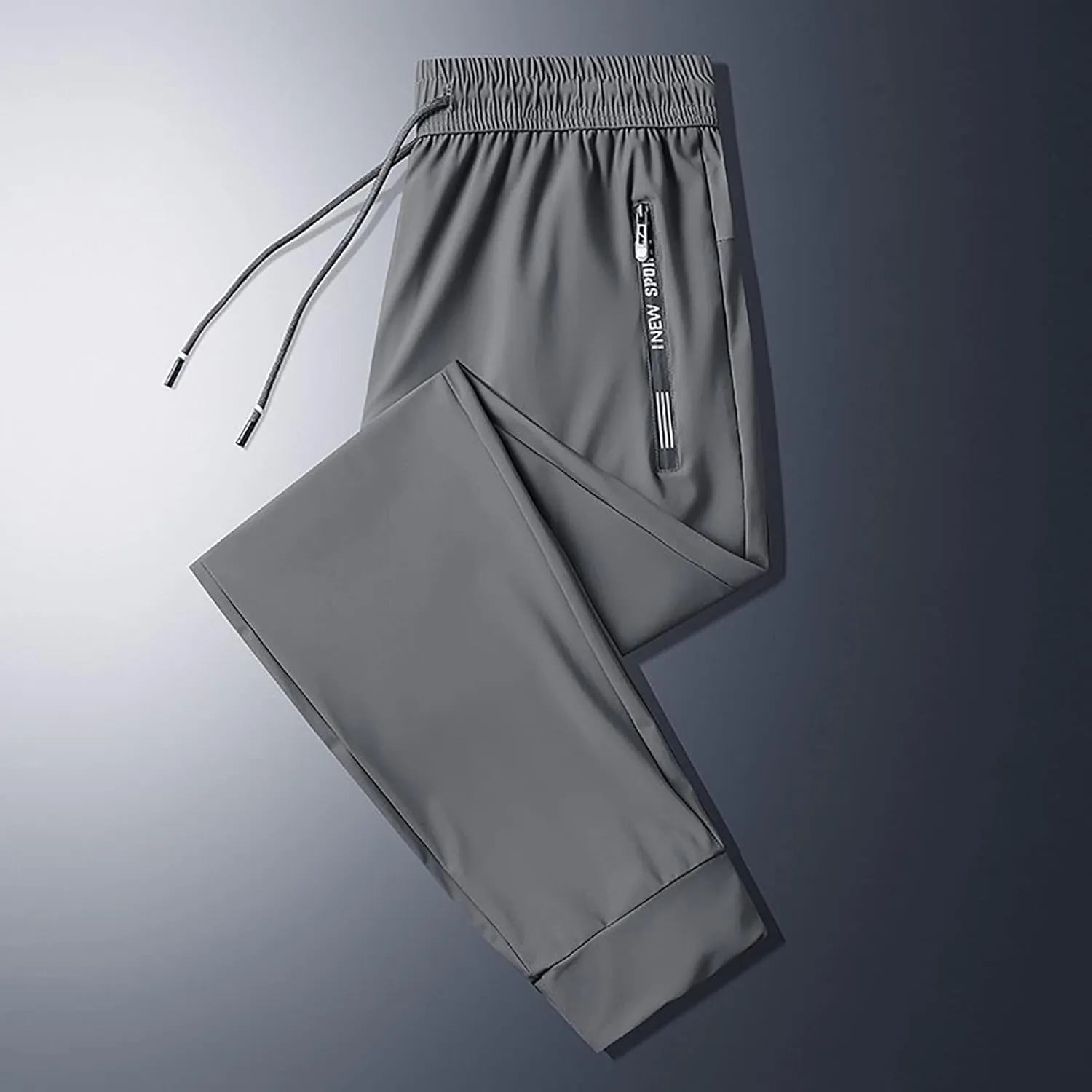 Men's Lightweight Jogging Pant with Pockets Cargo Work Joggers Loose Sport Casual Sweatpant Comfortable Pants