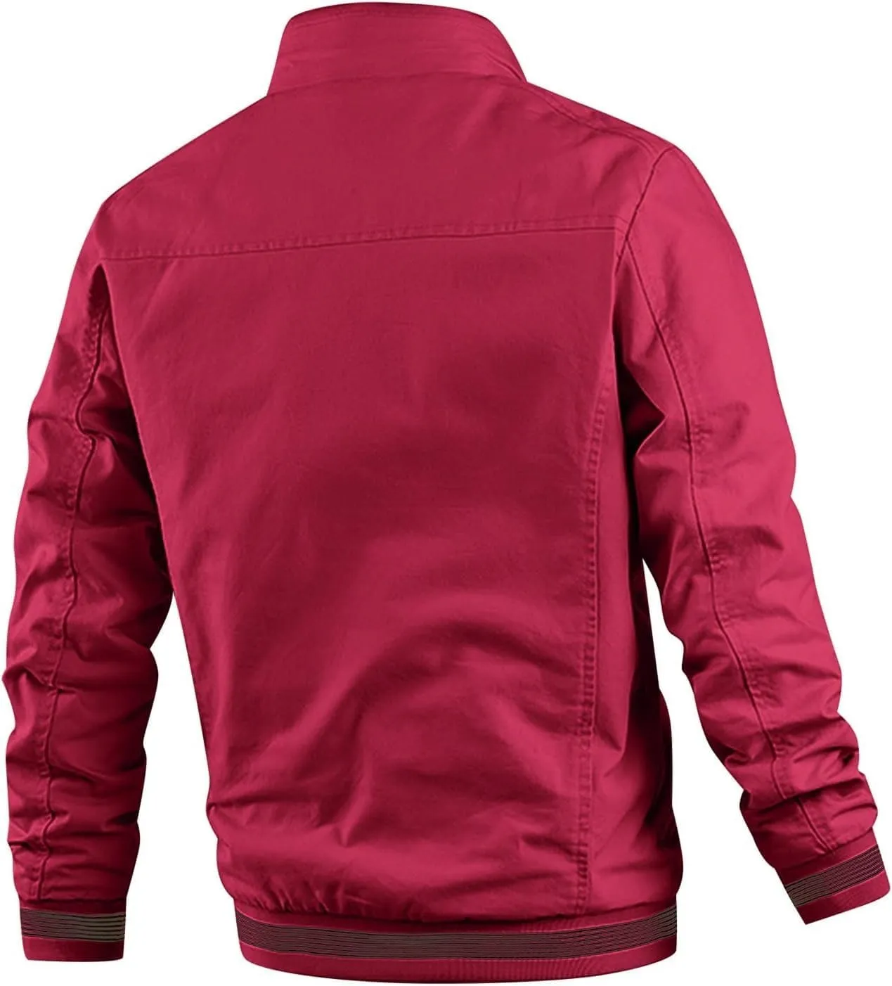 Men's Lightweight Varsity Jackets 2025 Casual Bomber Jacket Full Zip Windbreaker Fashion Jackets