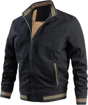 Men's Lightweight Varsity Jackets 2025 Casual Bomber Jacket Full Zip Windbreaker Fashion Jackets