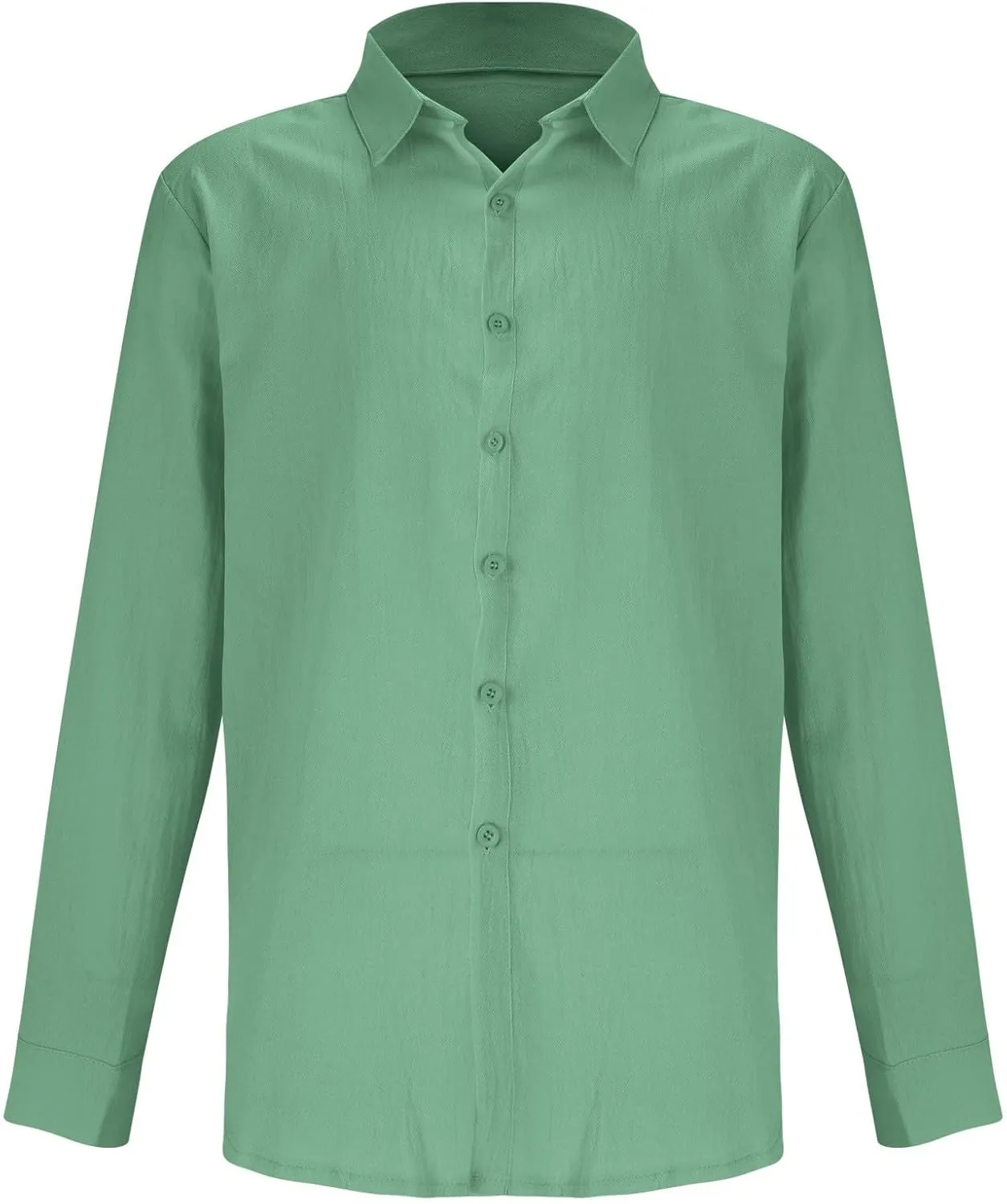Men's Long Sleeve Button Down Dress Shirts Color Striped Business Casual Work Shirts Untucked Stretch Cuban Shirts