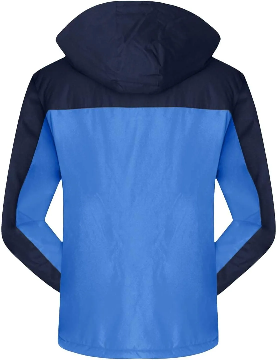 Men's Mountain Snow Jacket Fleece Warm Winter Water-Resistant Coat Snowboard Rain Jacket Hooded Windproof Windbreaker