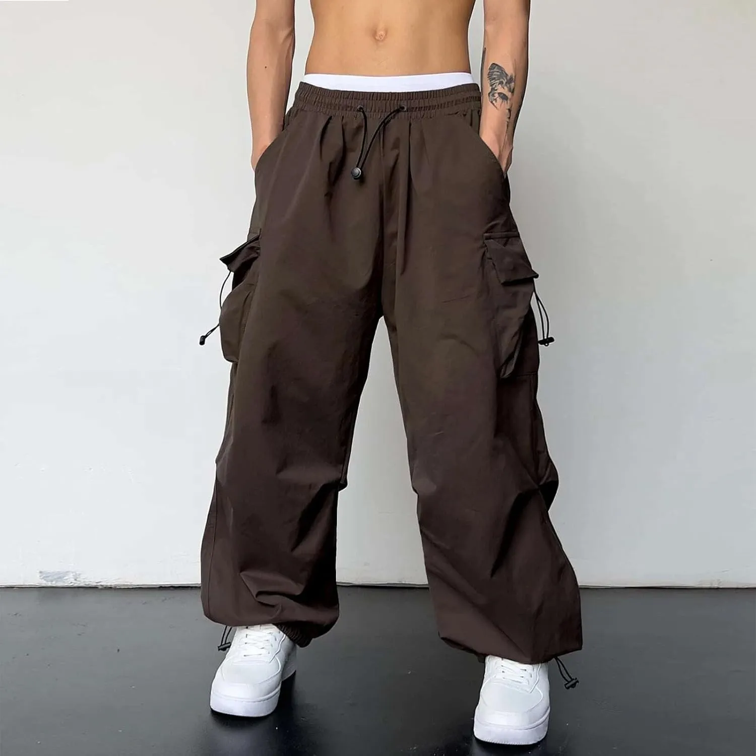 Men's Pants Casual Plus Size Jogger Gym Athletic Sweatpants Loose Elasticated Waistband Lounge Pant