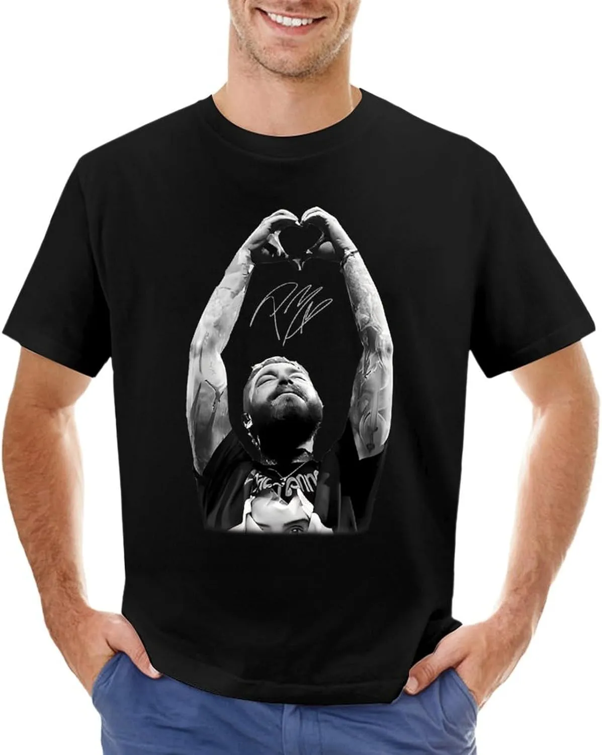 Mens Short Sleeve Crewneck T Shirt Vintage Graphic Tees Shirts Tops