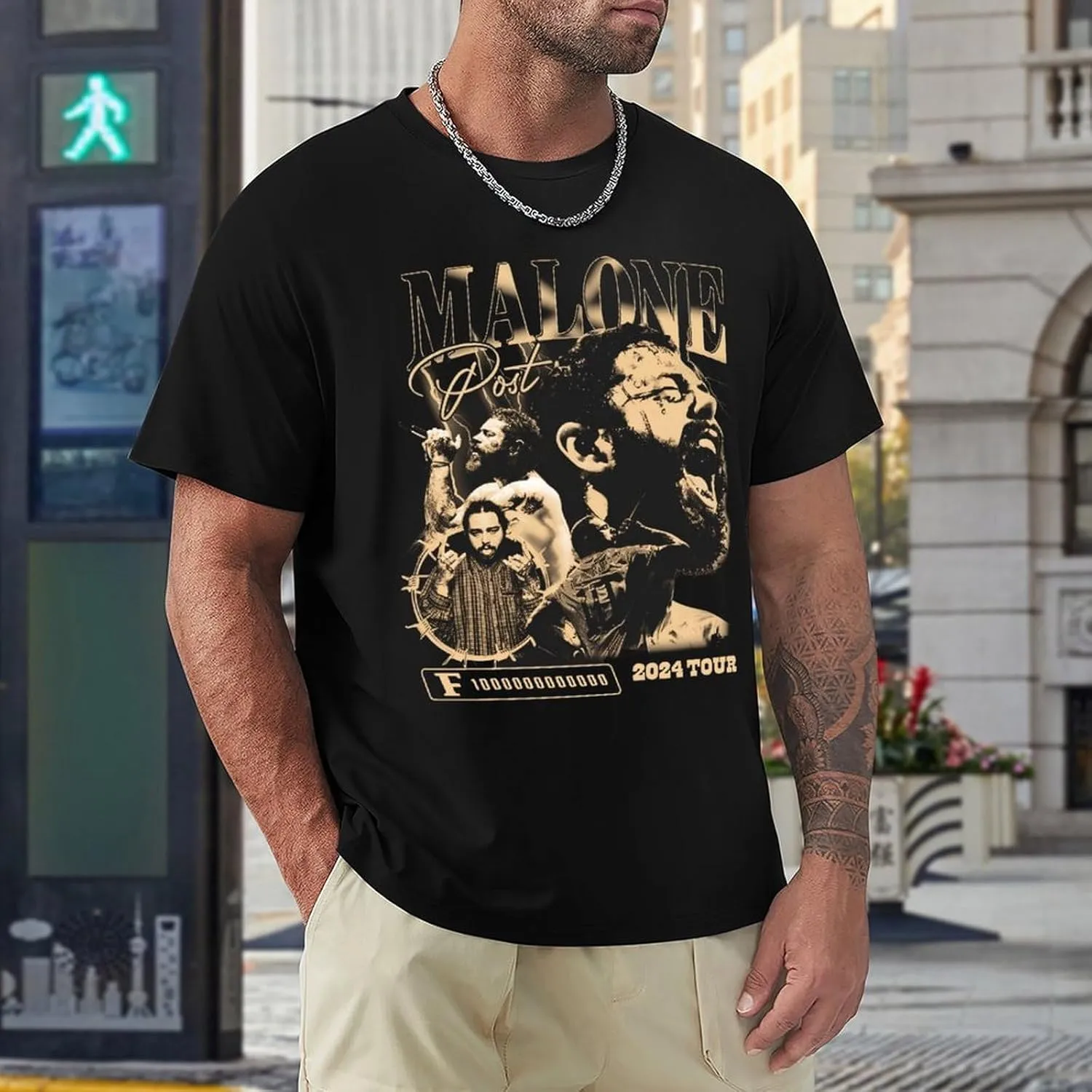 Mens Short Sleeve Crewneck T Shirt Vintage Graphic Tees Shirts Tops