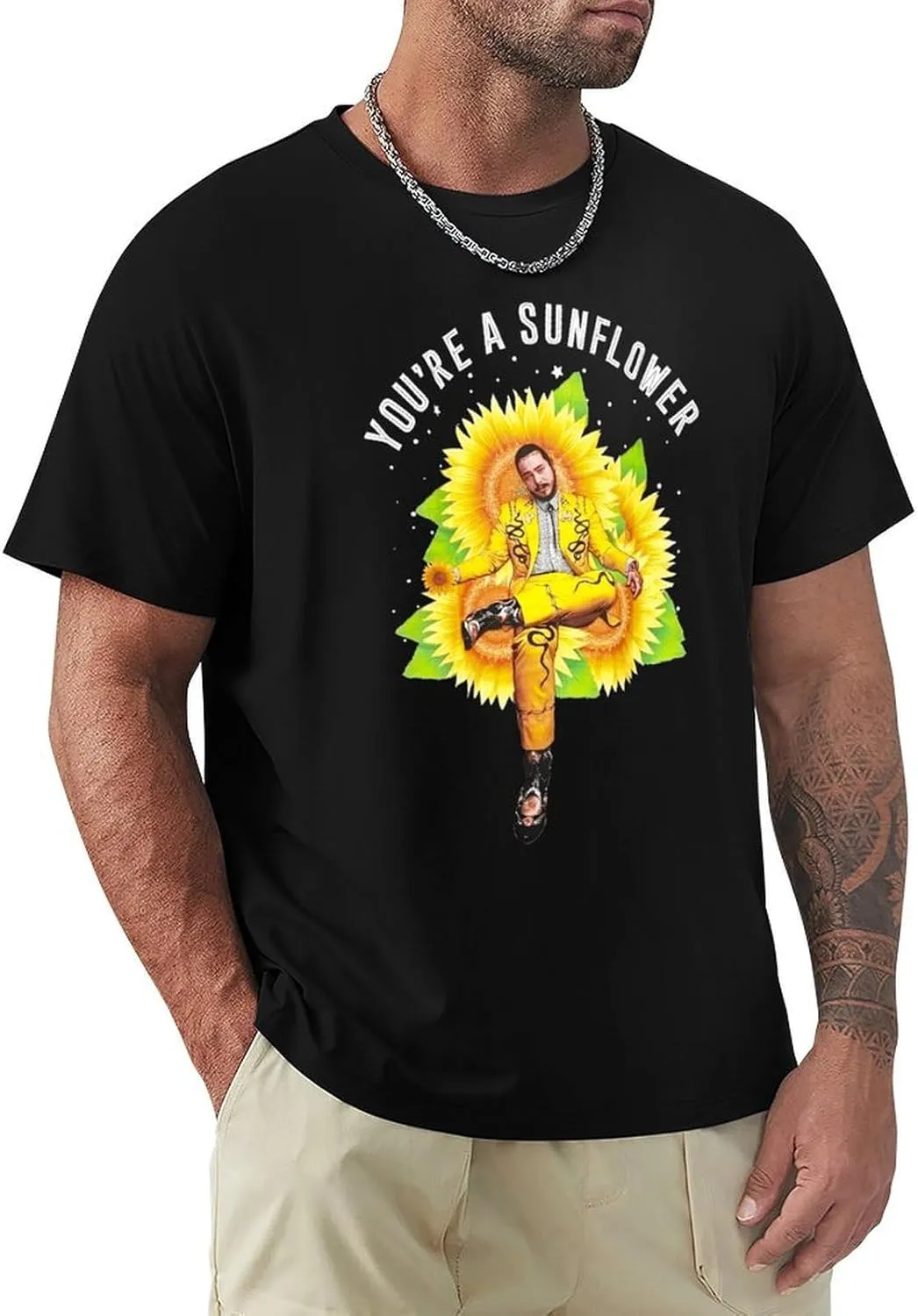 Mens Short Sleeve Crewneck T Shirt Vintage Graphic Tees Shirts Tops