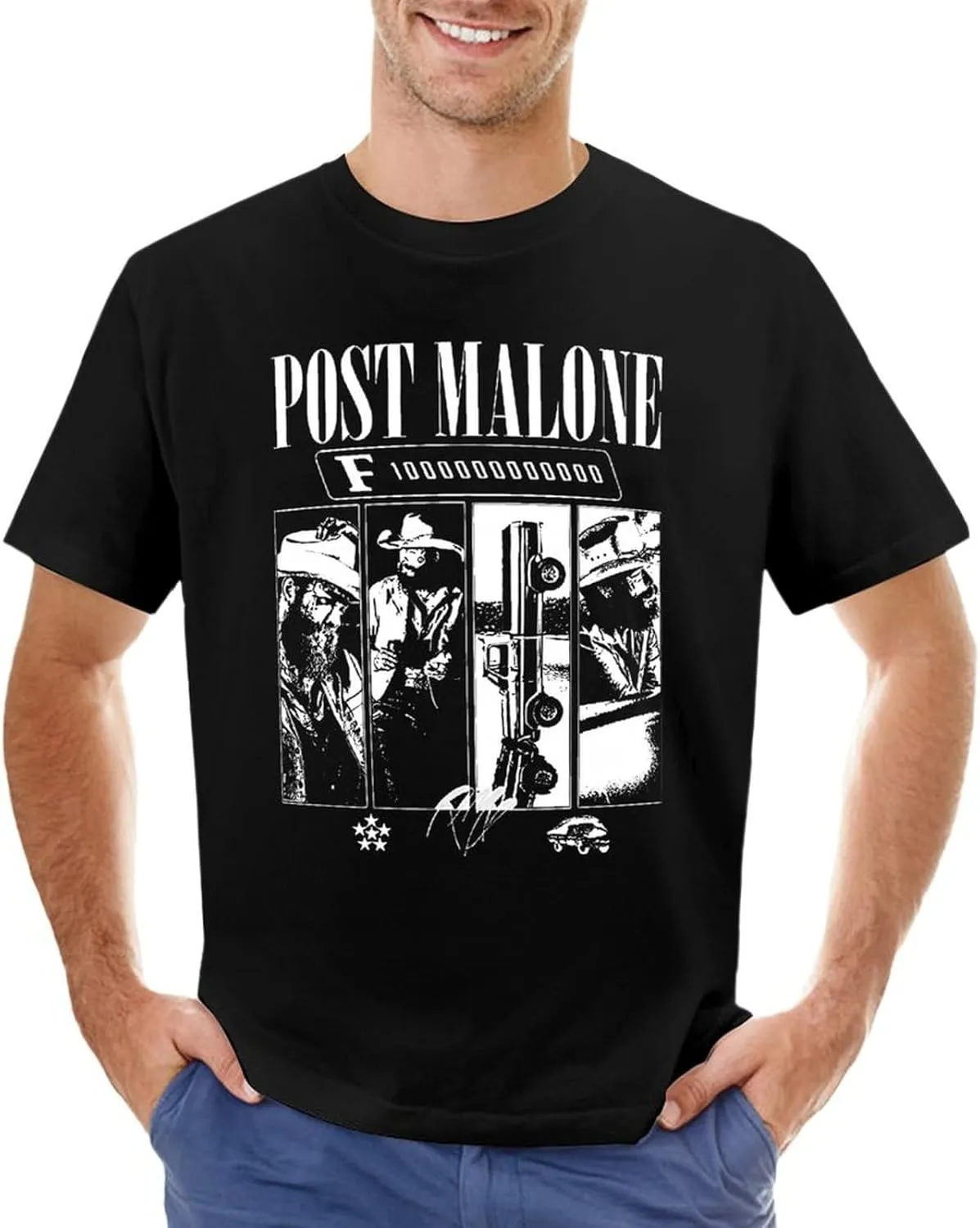 Mens Short Sleeve Crewneck T Shirt Vintage Graphic Tees Shirts Tops
