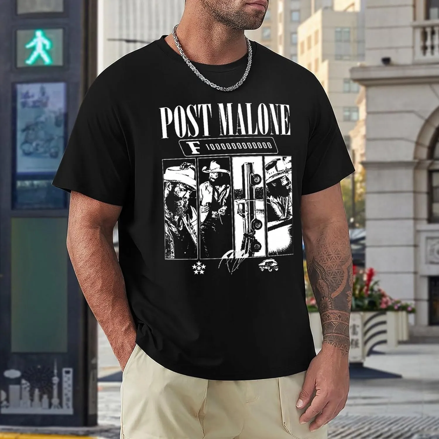 Mens Short Sleeve Crewneck T Shirt Vintage Graphic Tees Shirts Tops