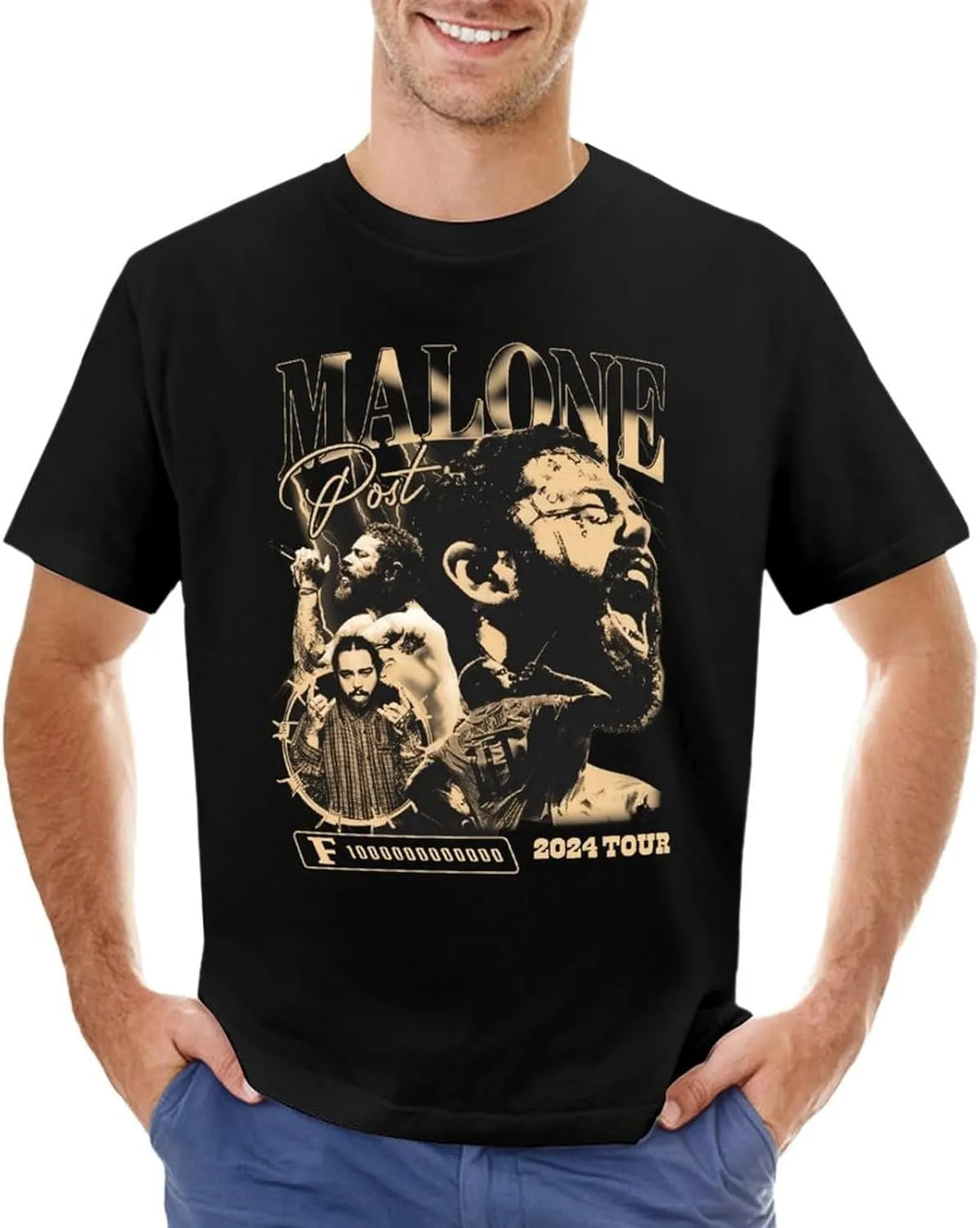 Mens Short Sleeve Crewneck T Shirt Vintage Graphic Tees Shirts Tops