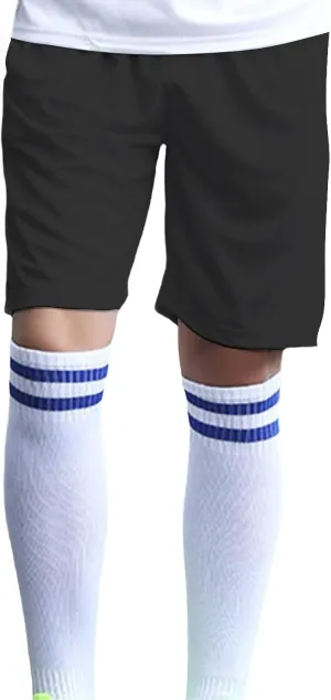 Mens Shorts Athletic Football Running Fitness Workout Pants Breathable Comfy Elastic Waist Casual Shorts with Pockets
