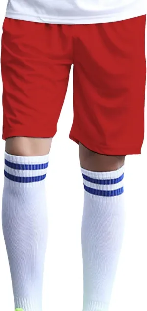 Mens Shorts Athletic Football Running Fitness Workout Pants Breathable Comfy Elastic Waist Casual Shorts with Pockets