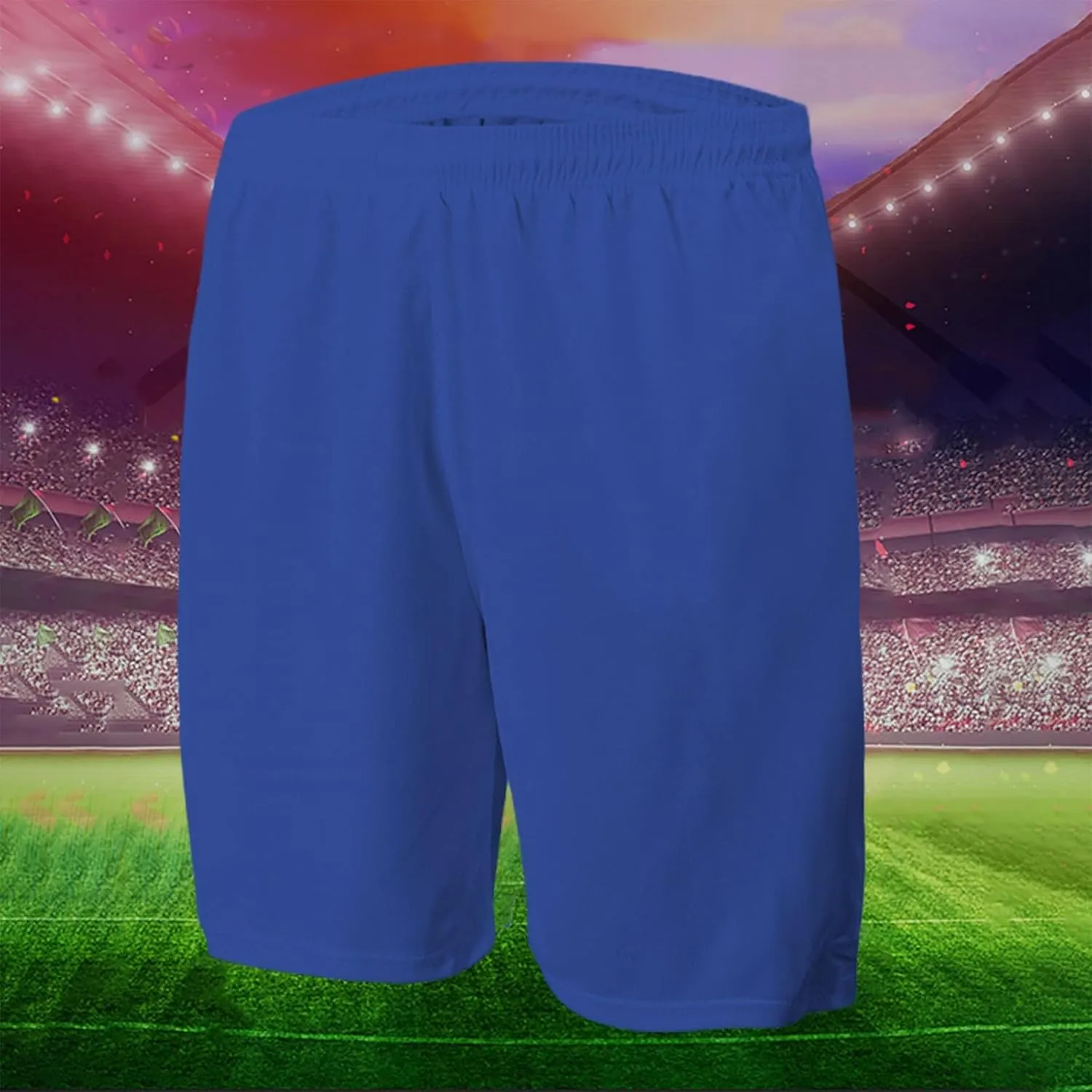 Mens Shorts Athletic Football Running Fitness Workout Pants Breathable Comfy Elastic Waist Casual Shorts with Pockets