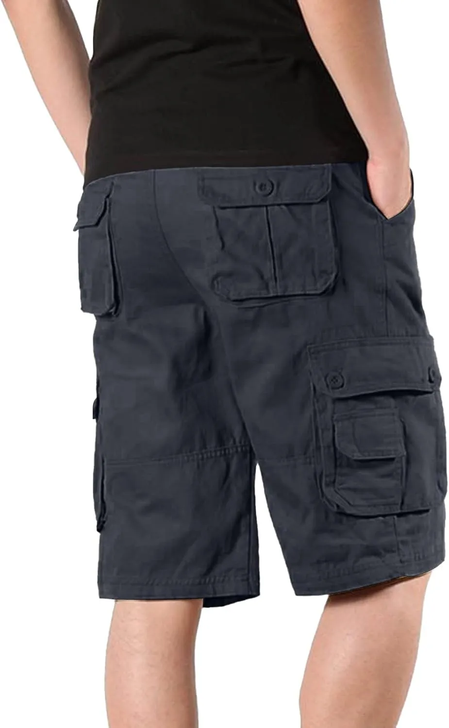 Mens Shorts Casual Stretch Tactical Hiking Shorts Waterproof Quick Dry Work Pants Hiking Fishing Short with Pockets