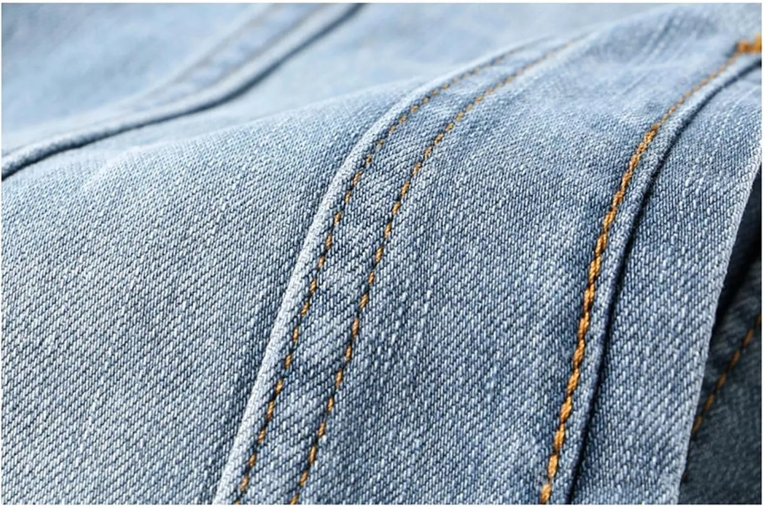 Men's Spring Casual Denim Jacket Men Cotton Jean Jacket Classic Washed Slim Jeans Coat