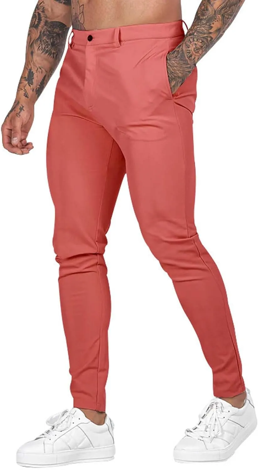 Mens Stretch Dress Pants Slim Fit Corduroy Trousers Mens Skinny Corduroy Pants for Young Men Hiking Cargo Shorts Men