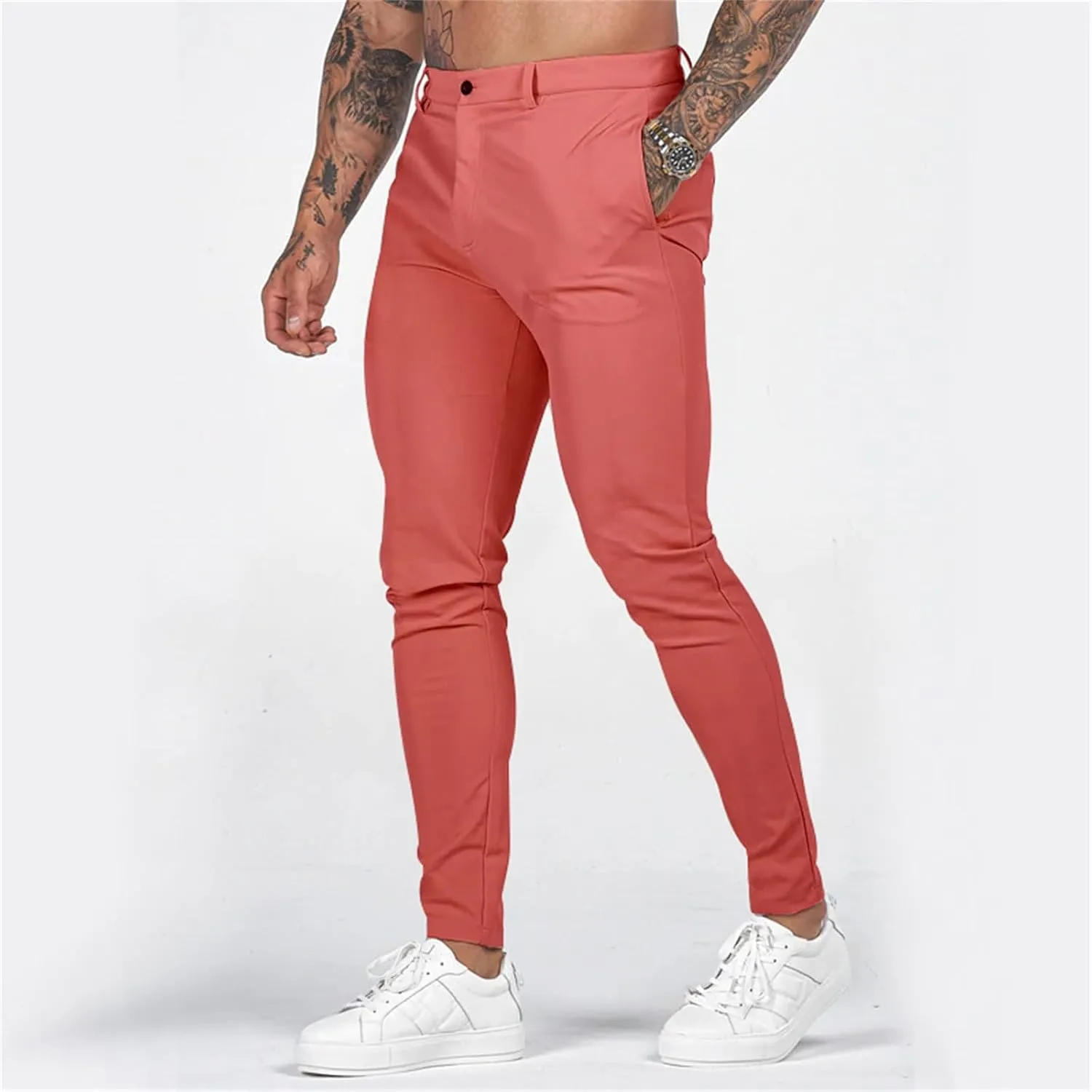 Mens Stretch Dress Pants Slim Fit Corduroy Trousers Mens Skinny Corduroy Pants for Young Men Hiking Cargo Shorts Men
