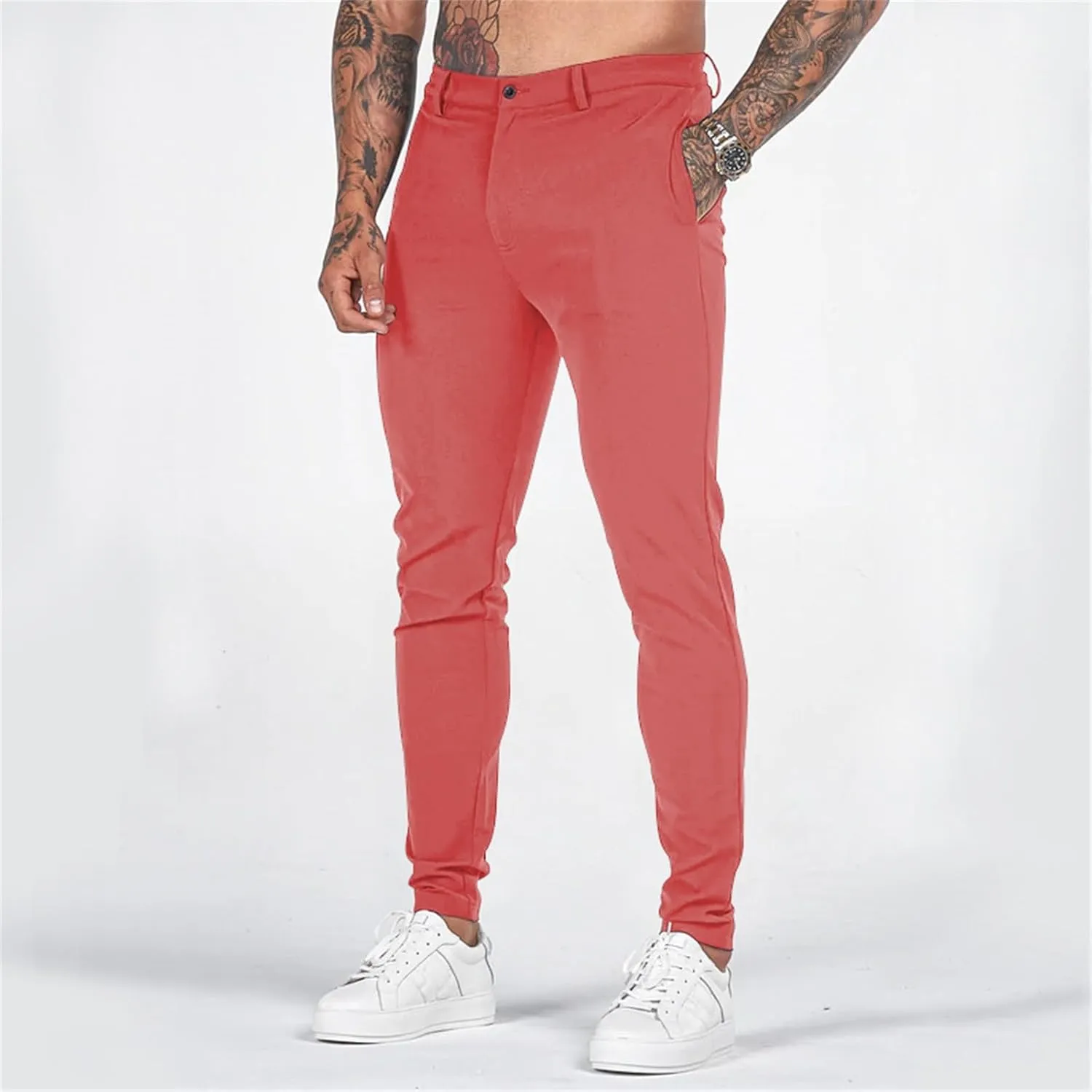 Mens Stretch Dress Pants Slim Fit Corduroy Trousers Mens Skinny Corduroy Pants for Young Men Hiking Cargo Shorts Men
