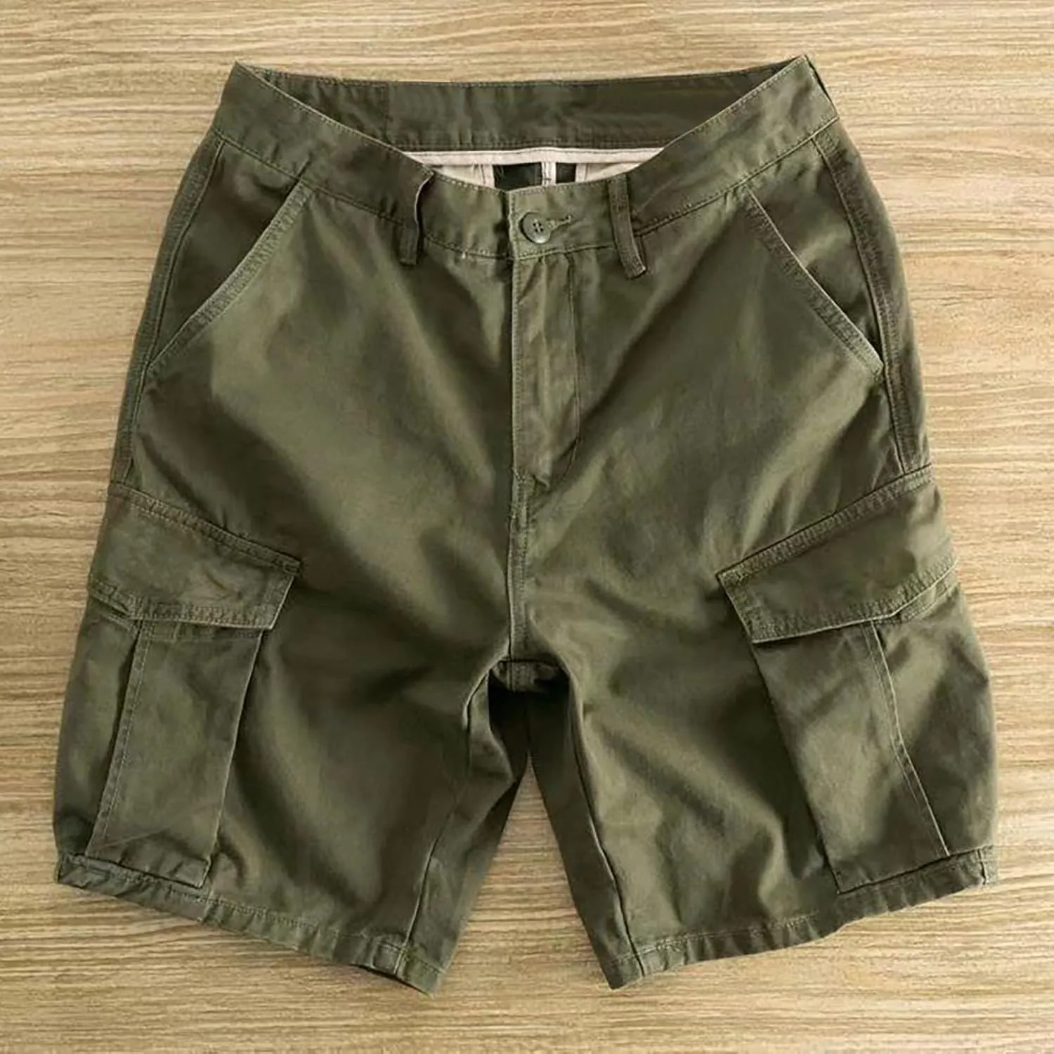 Men's Summer Casual Shorts, 5 Inch Inseam Cargo-Shorts, Short Pants for Golf, Athletics, Running, Fishing, and Hiking