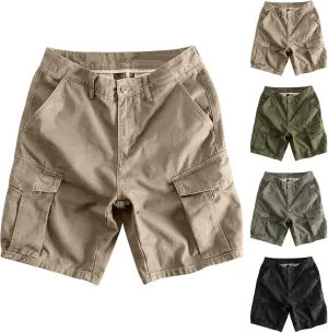 Men's Summer Casual Shorts, 5 Inch Inseam Cargo-Shorts, Short Pants for Golf, Athletics, Running, Fishing, and Hiking
