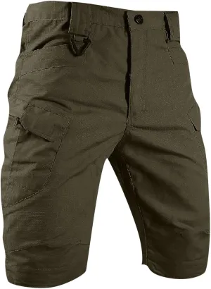 Men's Waterproof Tactical Shorts,Outdoor Cargo Shorts Lightweight Quick Dry Breathable Hiking Fishing Cargo Shorts