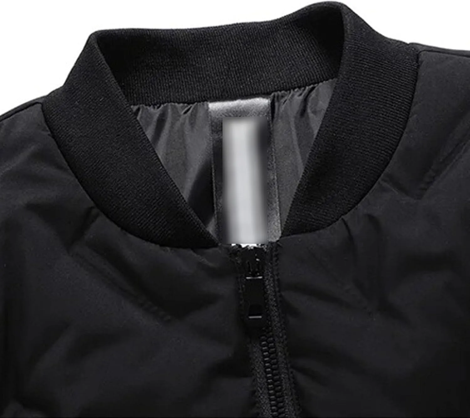 Men's Windproof Warm Padded Coat Cotton Diamond Quilted Jacket Flight Bomber Lightweight Varsity Jackets