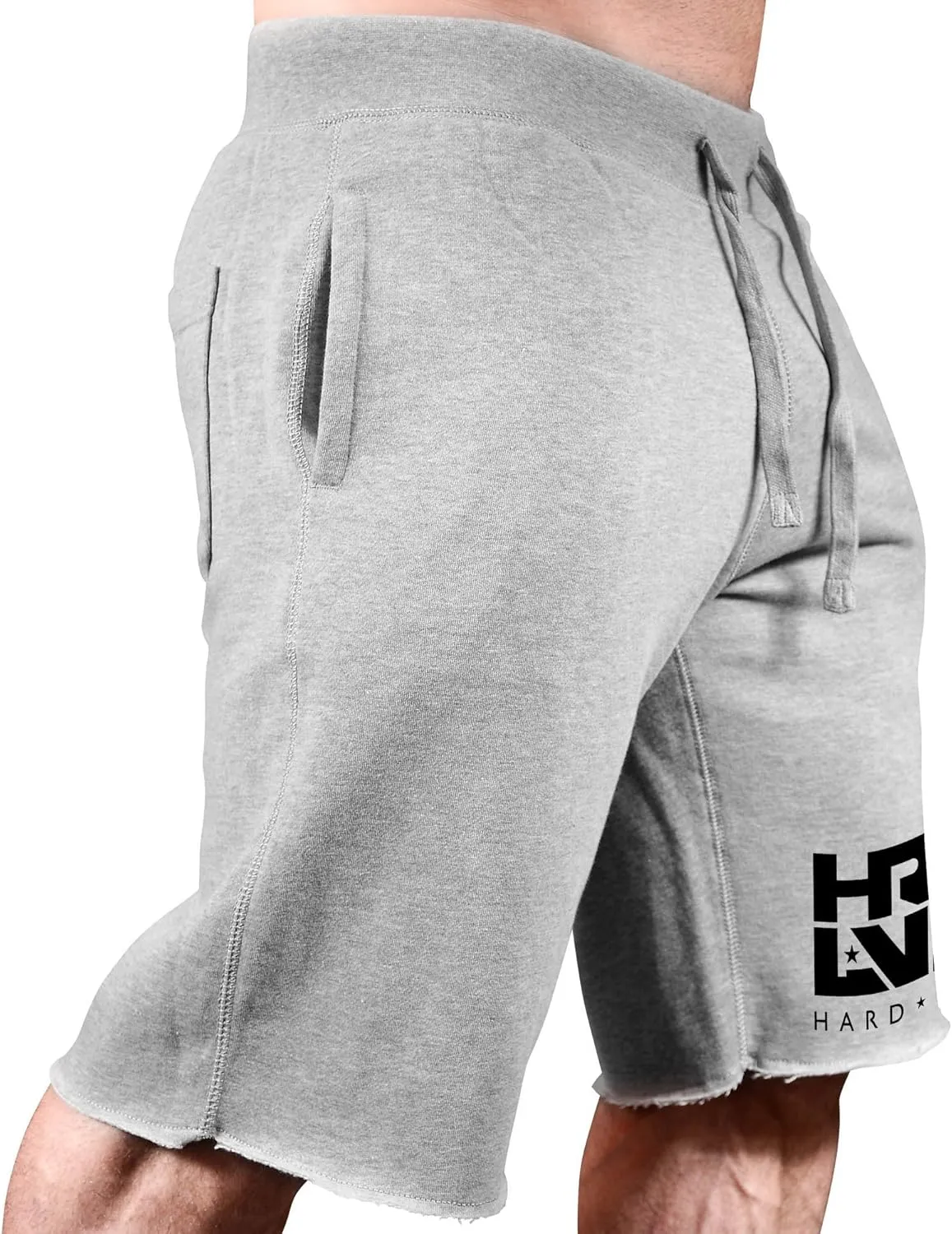 Men's Workout (Hard Livin HRD-LVN) Fitness Gym Sweat Shorts
