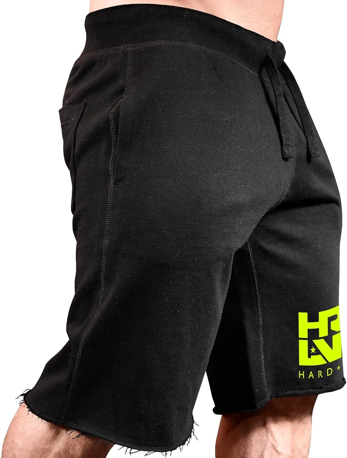 Men's Workout (Hard Livin HRD-LVN) Fitness Gym Sweat Shorts