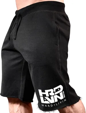 Men's Workout (Hard Livin HRD-LVN) Fitness Gym Sweat Shorts