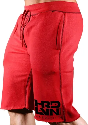 Men's Workout (Hard Livin HRD-LVN) Fitness Gym Sweat Shorts