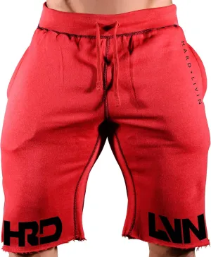 Men's Workout (HRD-LVN Split Leg) Training Gym Sweat Shorts