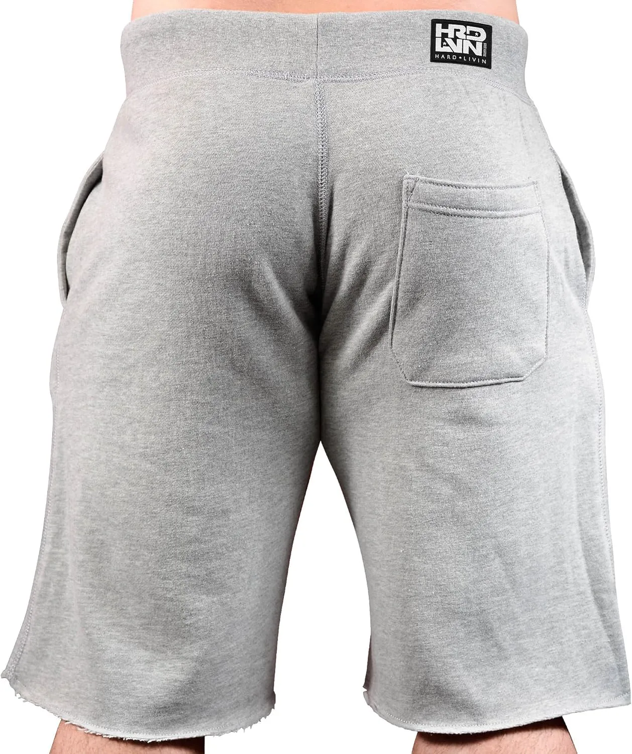 Men's Workout (HRD-LVN Split Leg) Training Gym Sweat Shorts