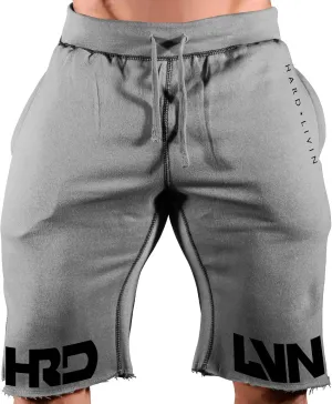 Men's Workout (HRD-LVN Split Leg) Training Gym Sweat Shorts