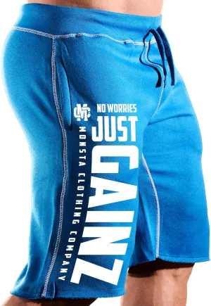 Men's Workout (NoWorries-JustGainz) Sweat Shorts (A:WT)