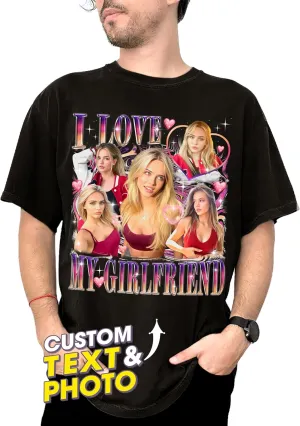 Mit & Mia Custom Bootleg Rap Tee Shirts - Vintage Graphic Tees for Boyfriend - Christmas, Birthday