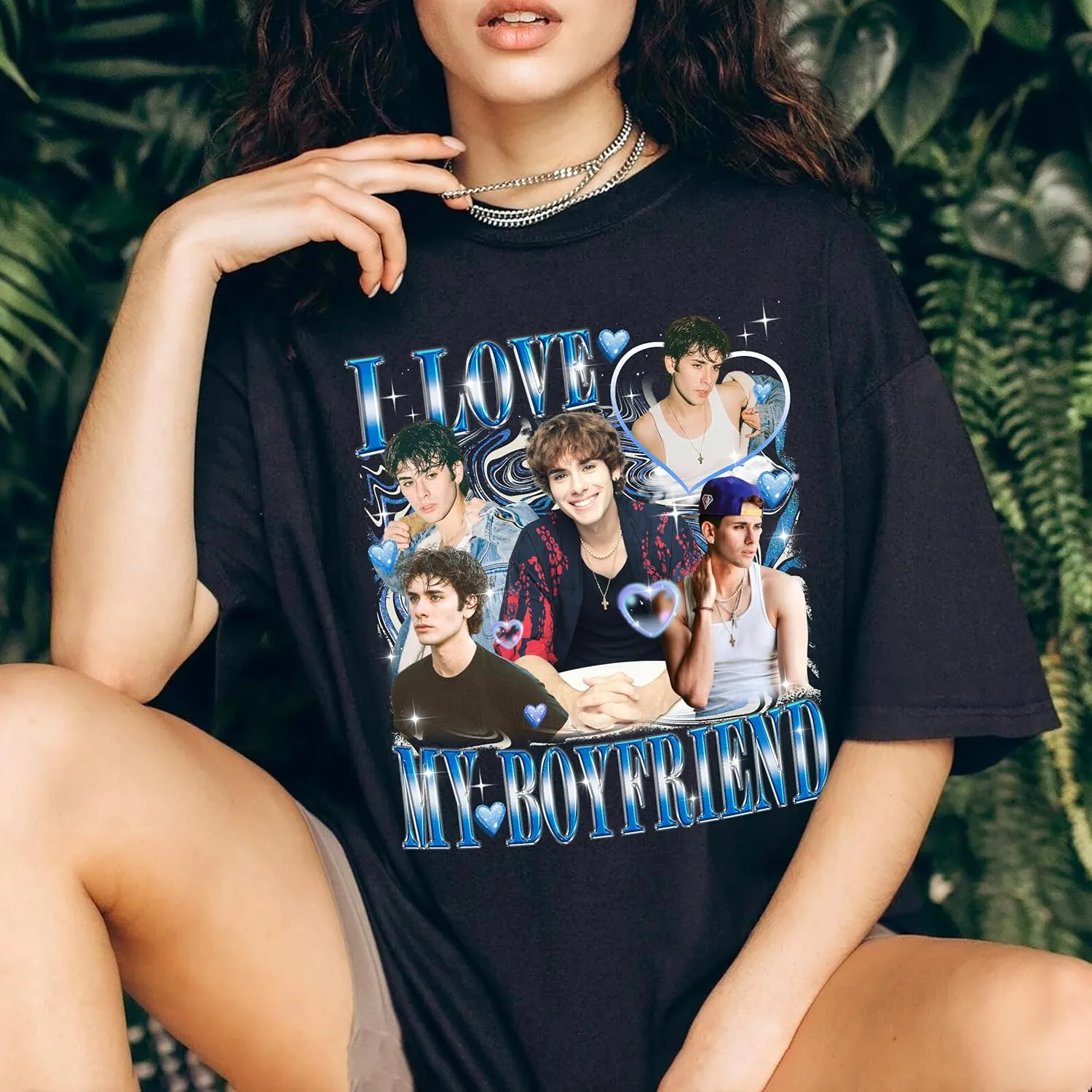 Mit & Mia Custom Bootleg Rap Tee Shirts - Vintage Graphic Tees for Boyfriend - Christmas, Birthday