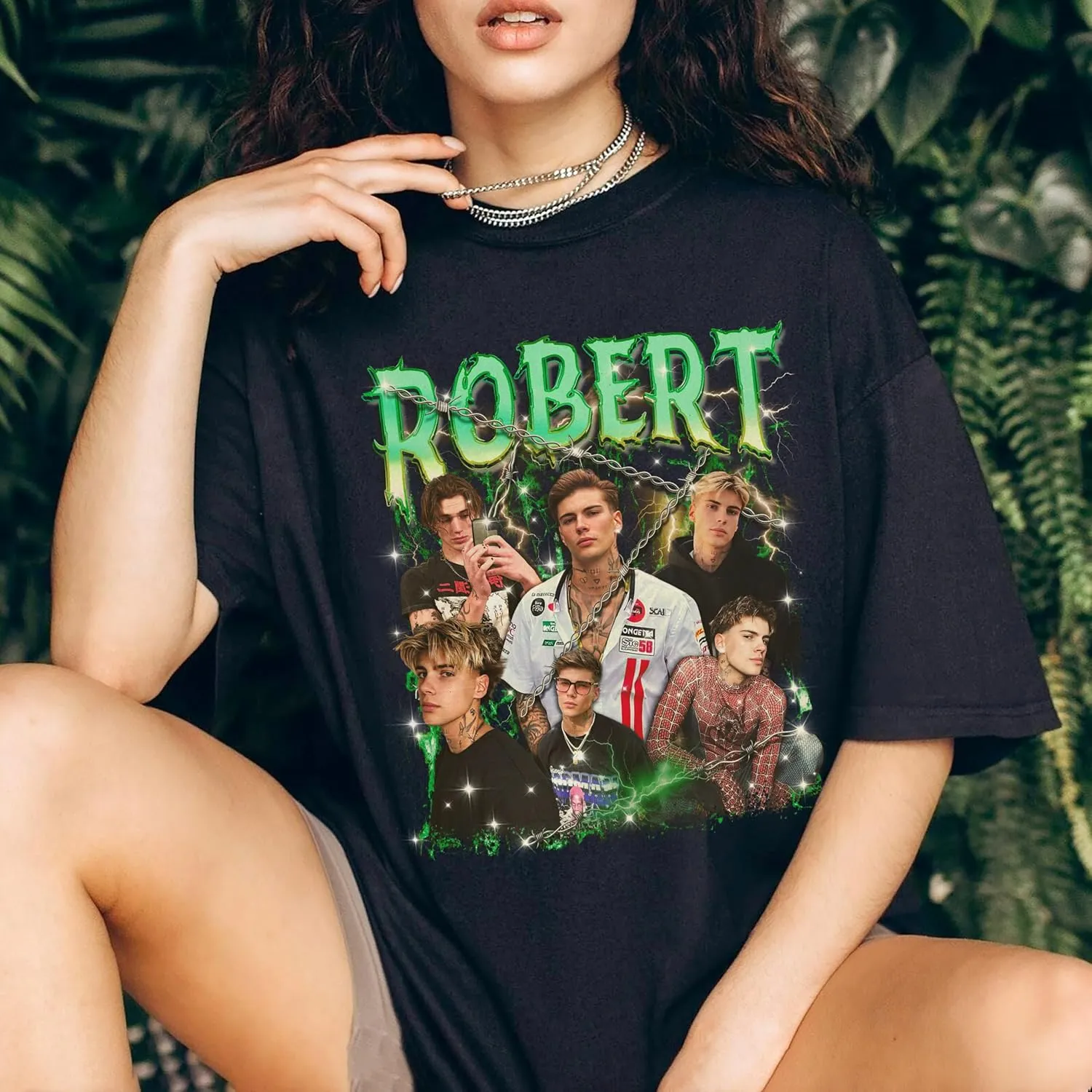 Mit & Mia Custom Bootleg Rap Tee Shirts - Vintage Graphic Tees for Boyfriend - Christmas, Birthday