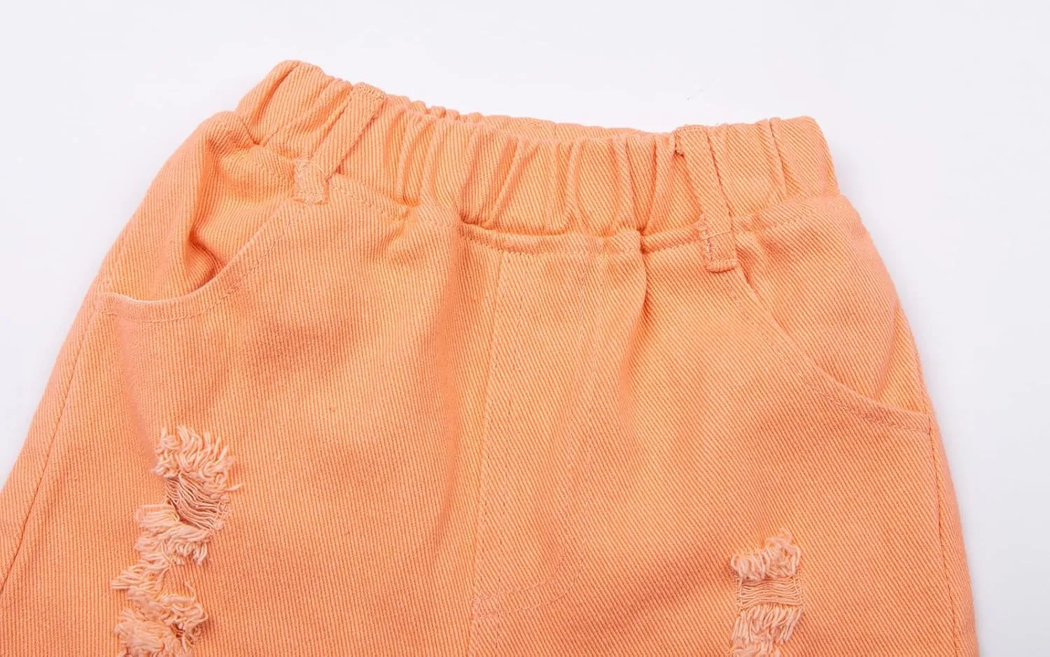 Mud Kingdom Fashion Boys Denim Shorts Elastic Waist